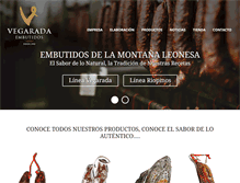 Tablet Screenshot of embutidosvegarada.com